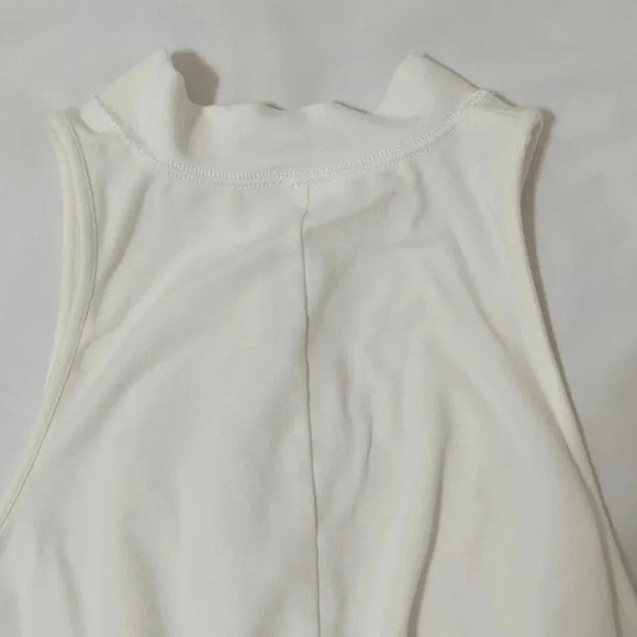 Free People Moon Cake Zip Front Tank, Color Cream Size XS-TP - Picture 12 of 14